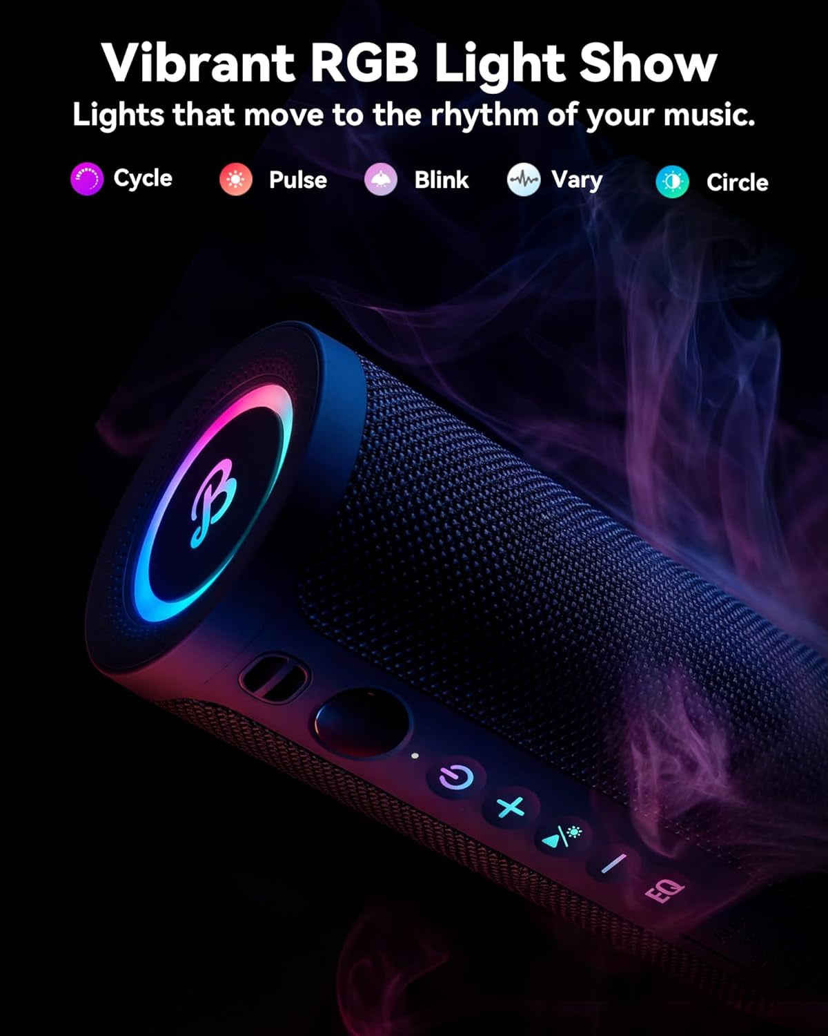 Roar 3 Portable Bluetooth Speaker,Ipx6 Waterproof,20W