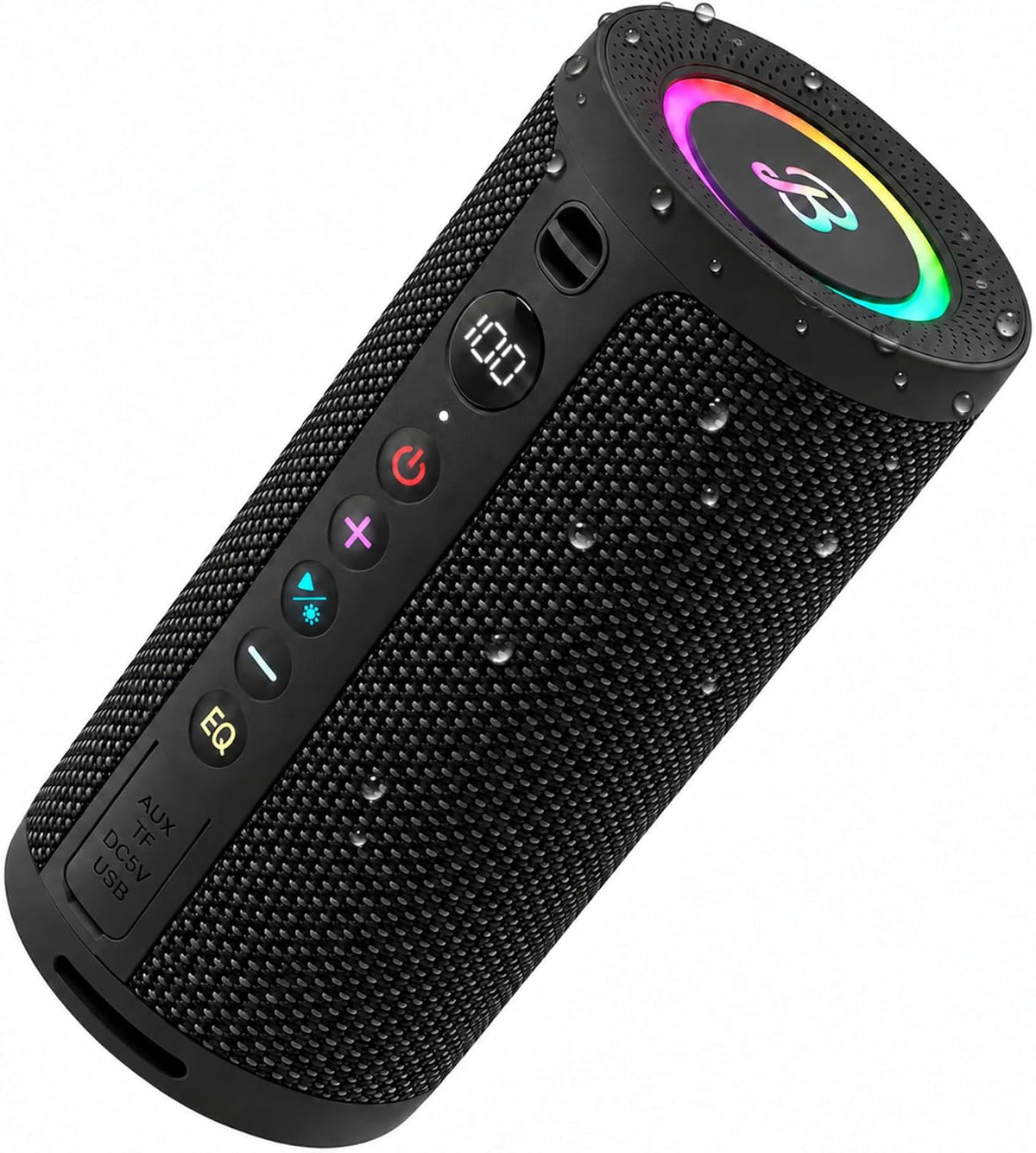 Roar 3 Portable Bluetooth Speaker,Ipx6 Waterproof,20W