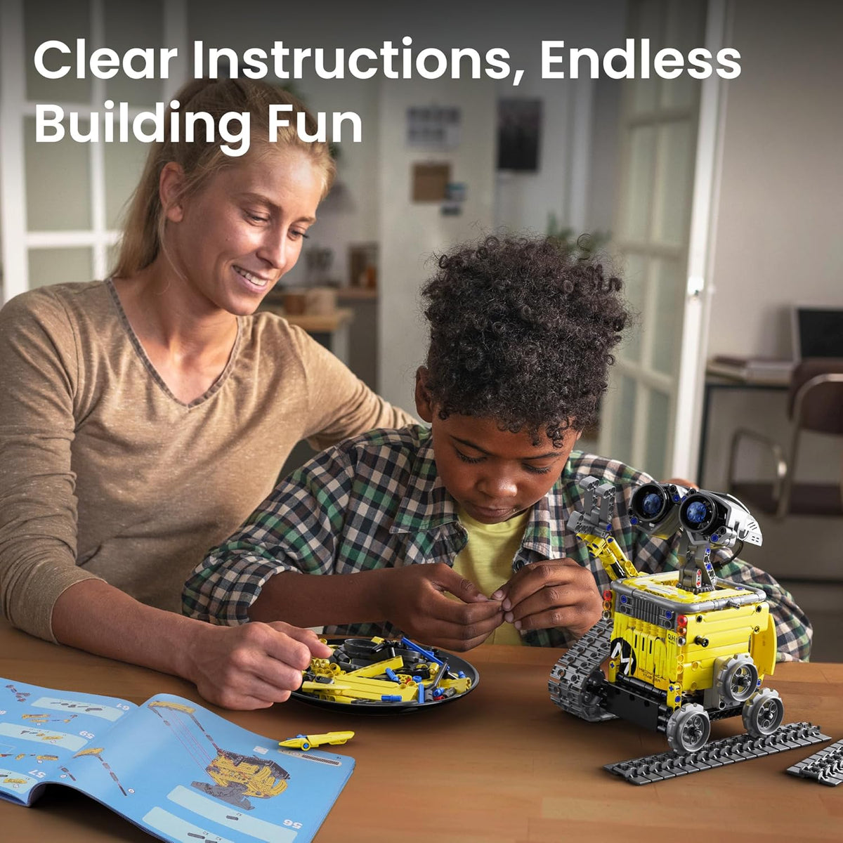 STEM Robot Building Kit with Remote Control Gifts for Boys 8-13