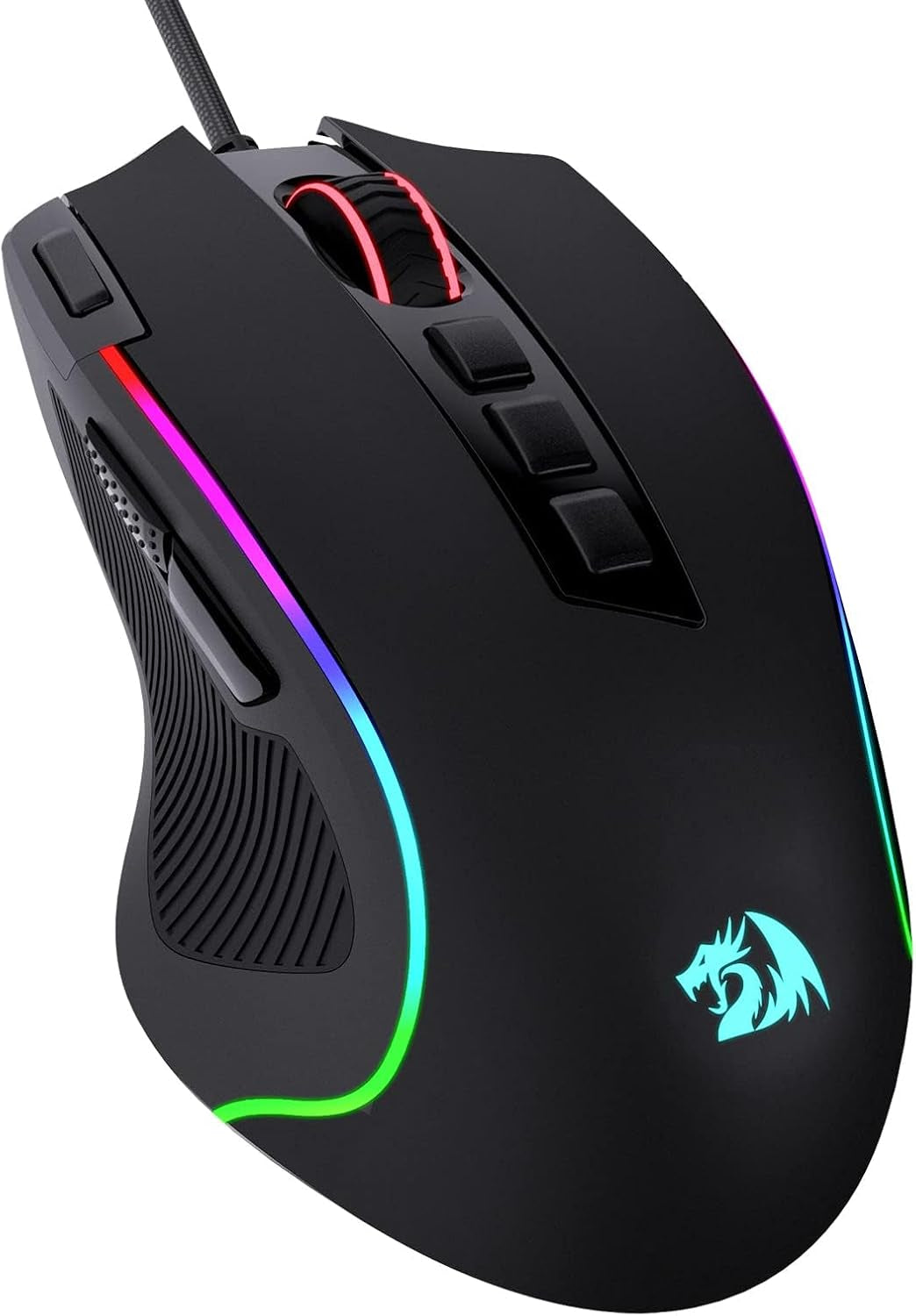 M612 Wired RGB Optical Gaming Mouse 8000 DPI Remapping Keys