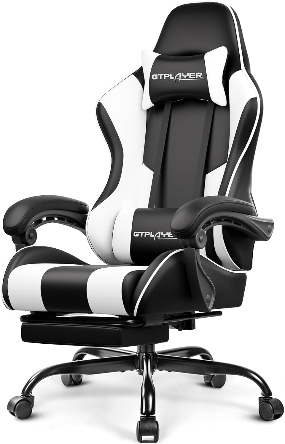 Gaming Chair, Computer Chair with Footrest