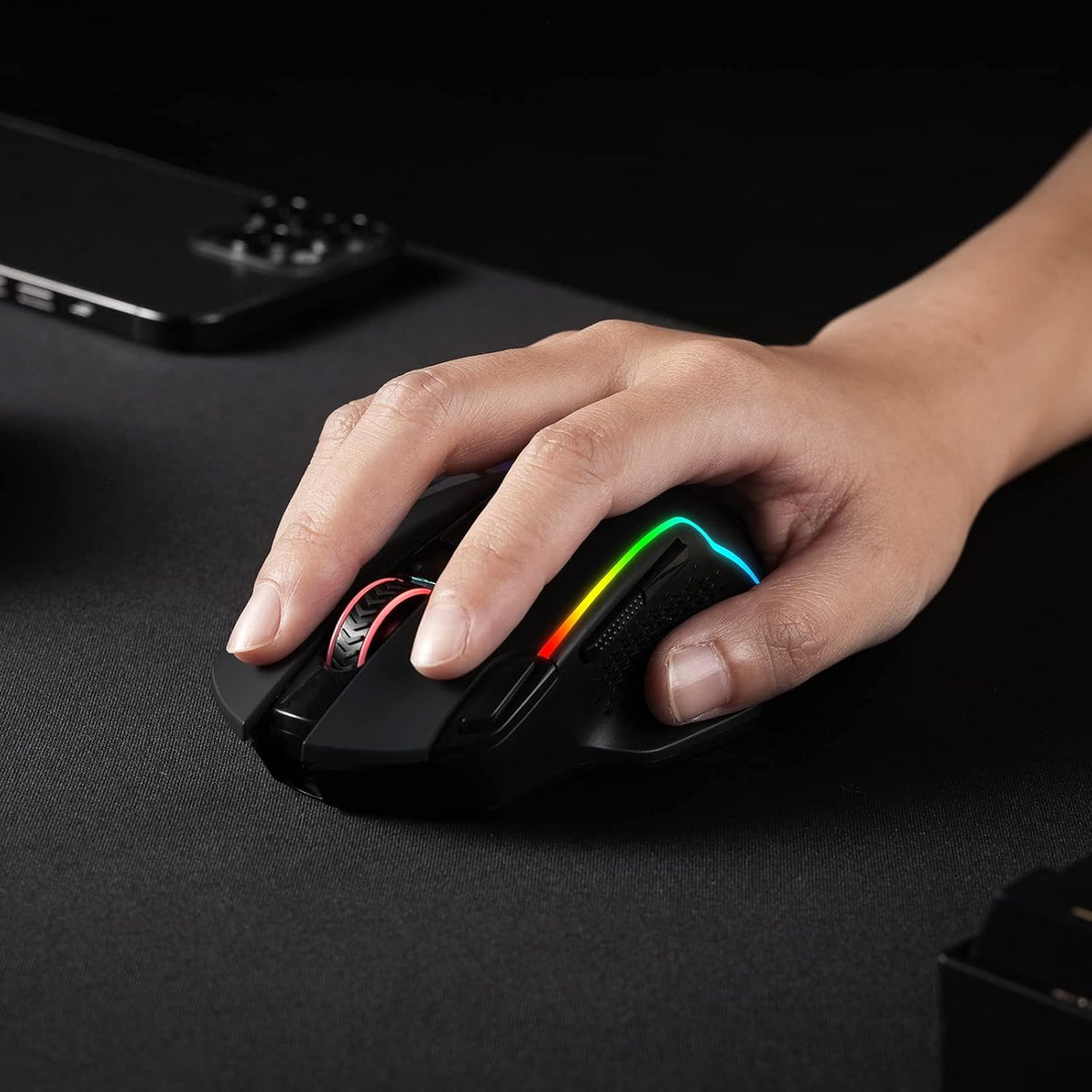 M810 PRO Wireless RGB Gaming Mouse 10000 DPI Remapping Keys