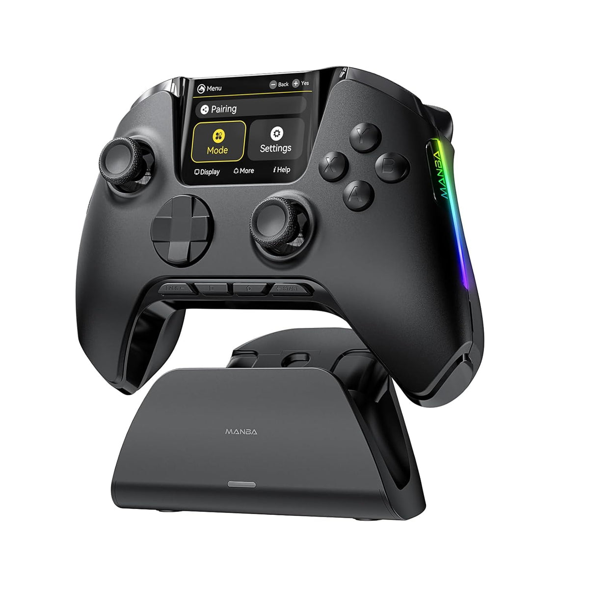 one Interactive Screen Wireless Gaming Controller (Black)