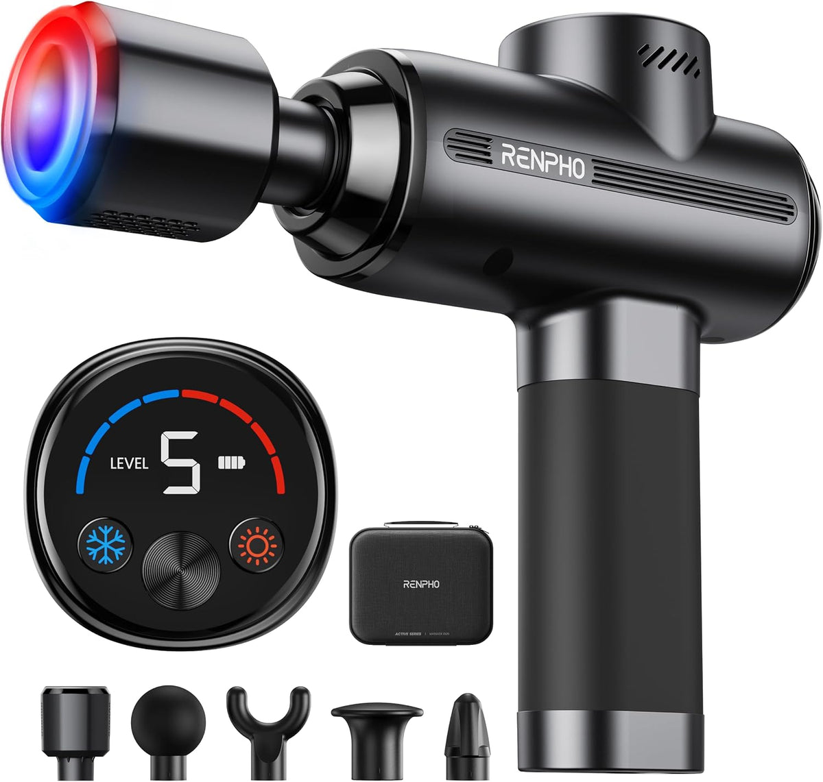 Active Thermacool 2 Massage Gun with Intuitive Heat and Cold Control