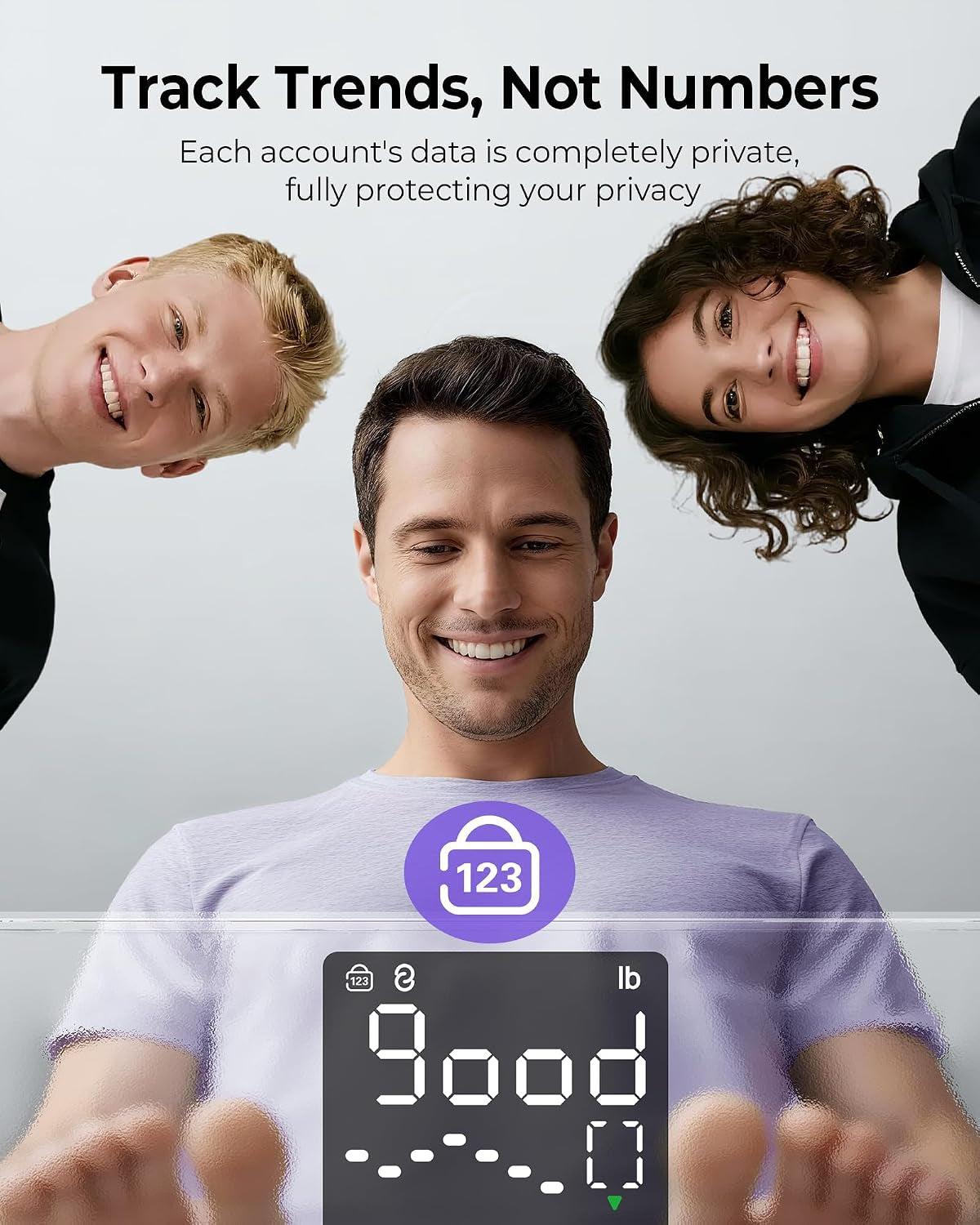 Smart Digital Scale for Body Weight, Body Fat and BMI, FSA Eligible