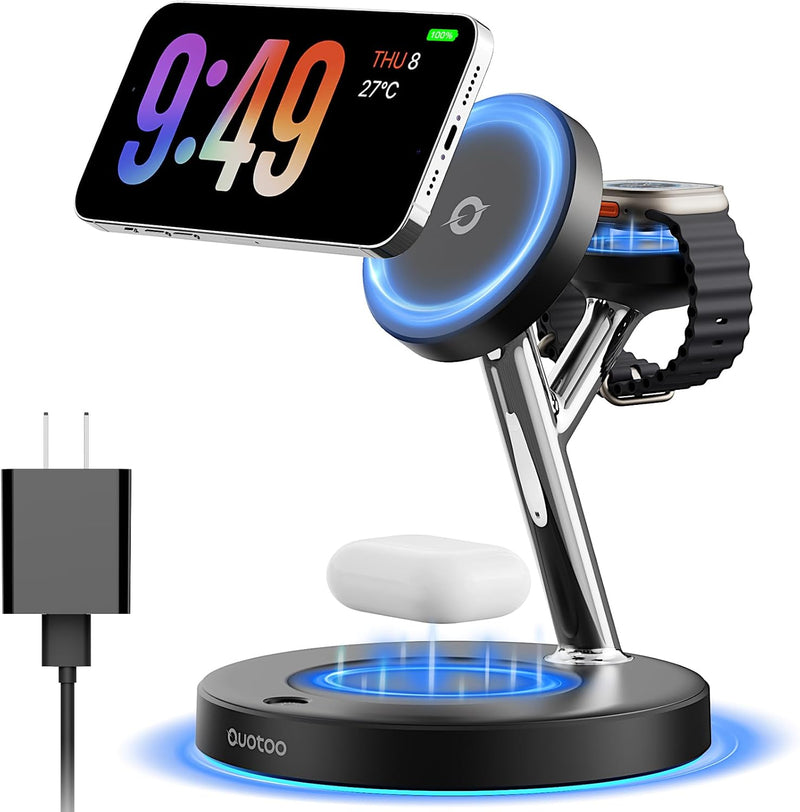 3-in-1 MagSafe Wireless Charger Stand for iPhone