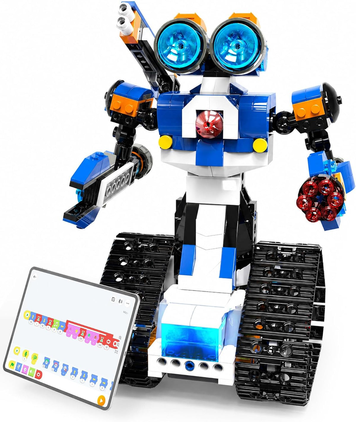 STEM Coding Robot Toy 6-In-1 Building Kit for Boys 8-12 480 Blocks