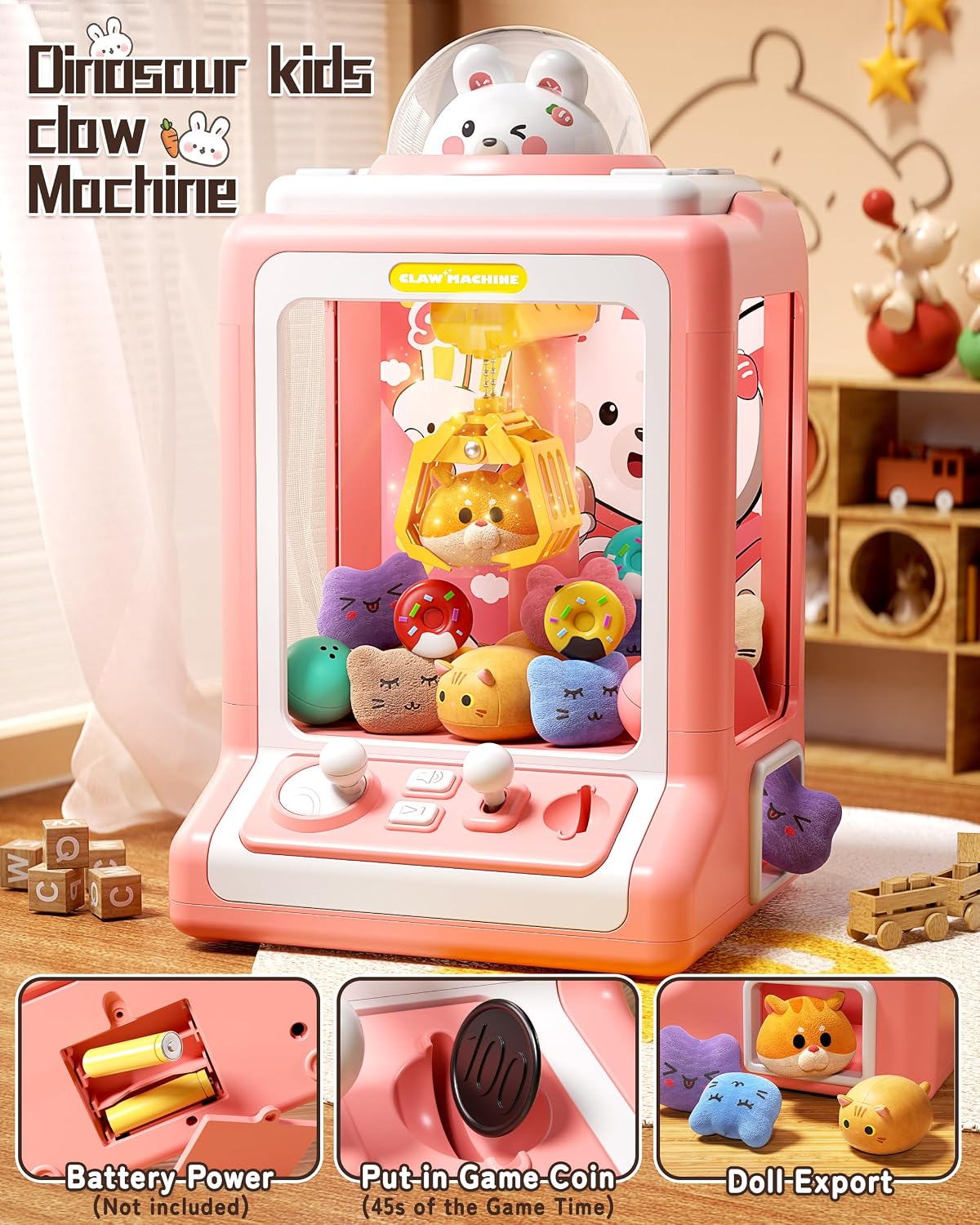ClawCade Mini Claw Machine for Kids