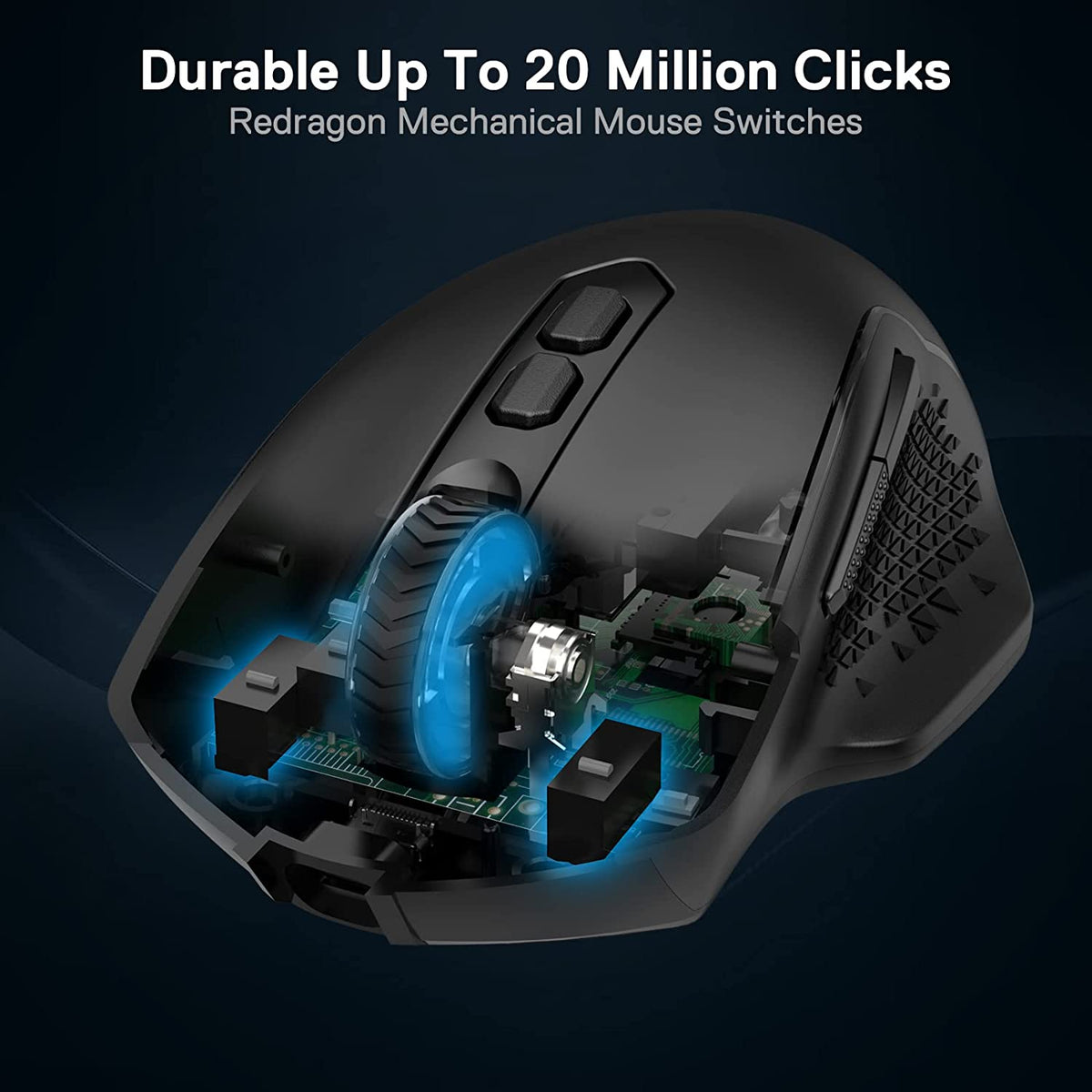 M810 PRO Wireless RGB Gaming Mouse 10000 DPI Remapping Keys