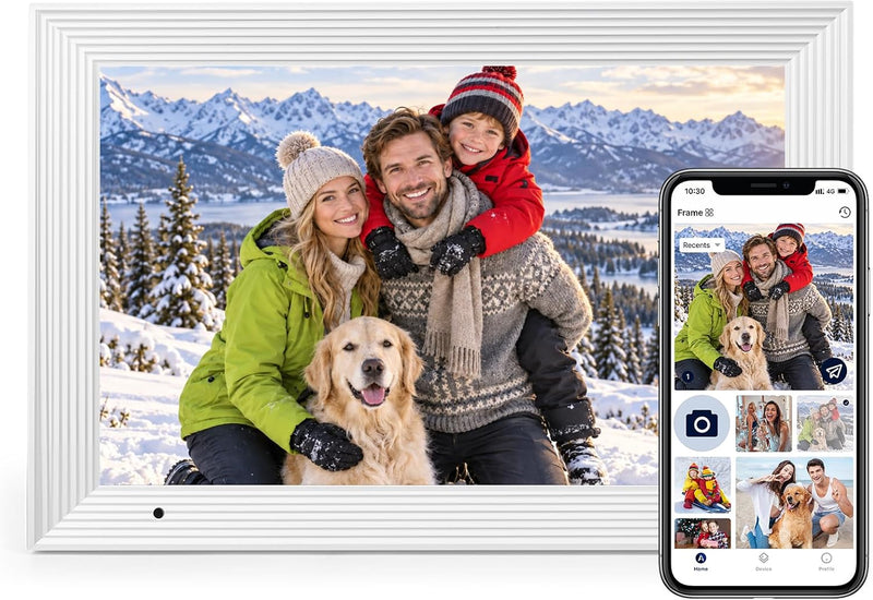 Digital Picture Frame, 10.1 Inch Electronic Photo Frames