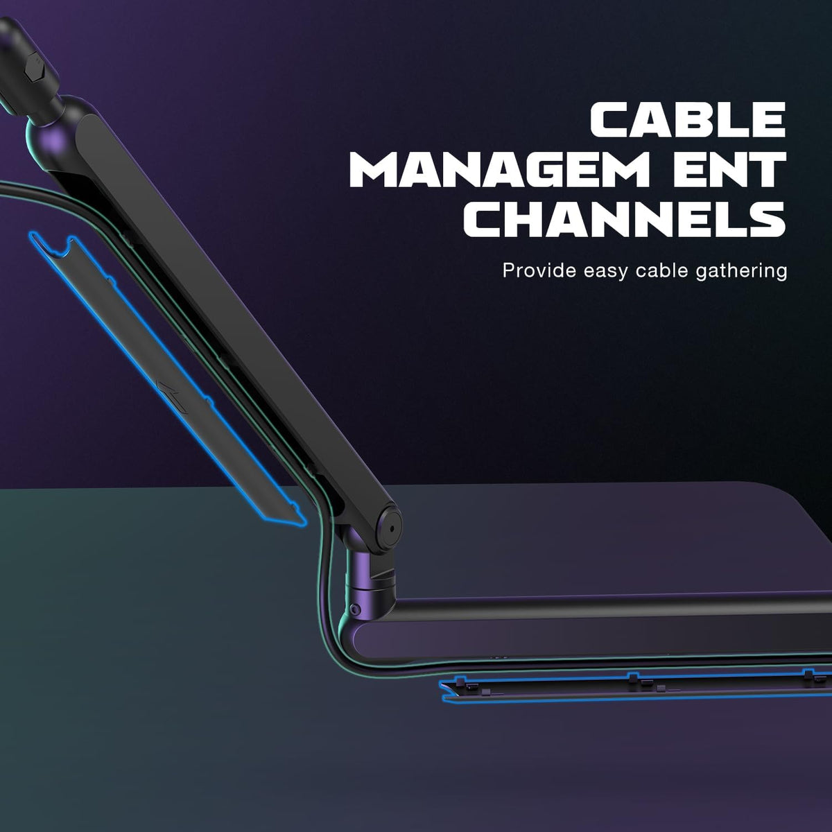 BM88 Low Profile Microphone Boom Arm Stand for Gaming Streaming