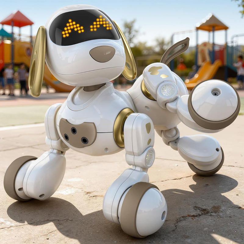 18011 Smart Robot Dog, Interactive Puppy Pet with 30 LED Expressions