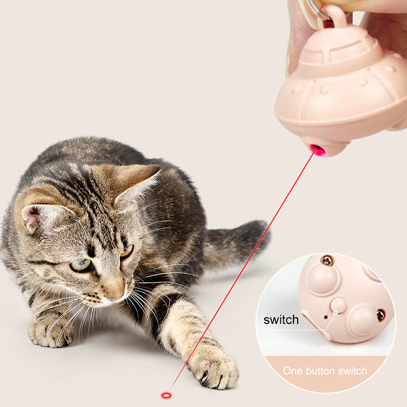 PounceBeam cat laser collar toy view 2