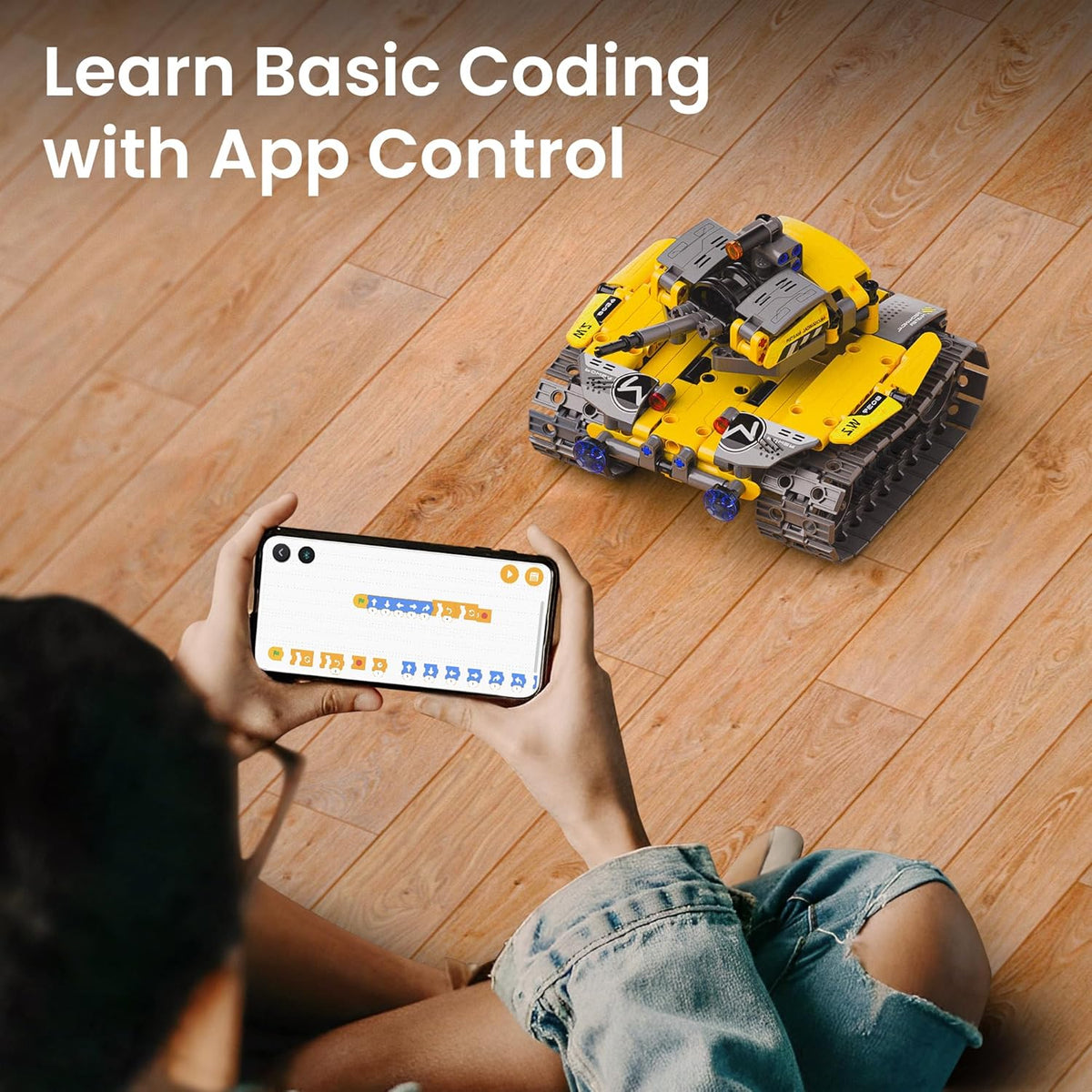 STEM Robot Building Kit with Remote Control Gifts for Boys 8-13